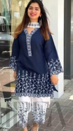 Soft Cotton Embroidery Three Piece - Image 3