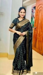 Japani Silk Sharee with Blouse Piece - Image 3